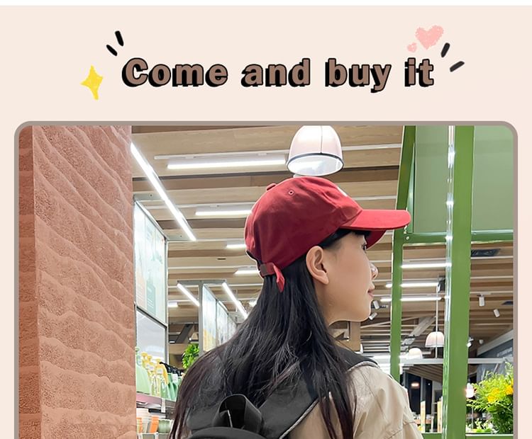 Applique Backpack / Set Lettering Charm Bag Nylon Buckled