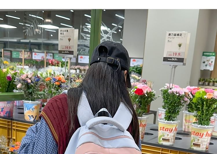 Bag Backpack Tote Nylon / Cartoon Embroidered