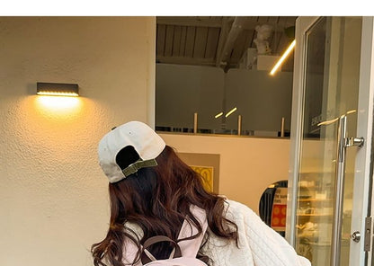 / Set Nylon Bag Charm Applique Backpack Lettering