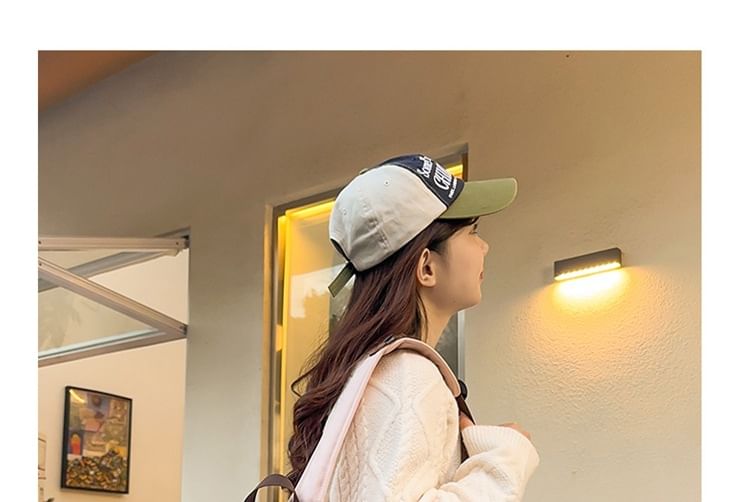 / Set Nylon Bag Charm Applique Backpack Lettering