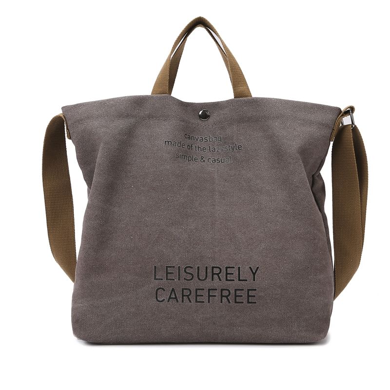 Bag Lettering Tote Canvas