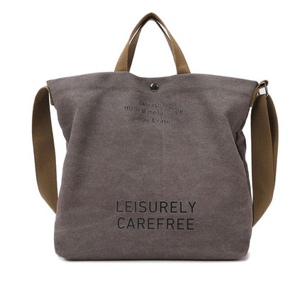 Bag Lettering Tote Canvas