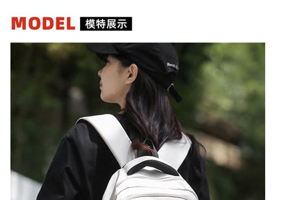 Backpack Applique Nylon Lettering Buckled