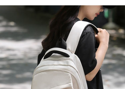 Backpack Applique Nylon Lettering Buckled