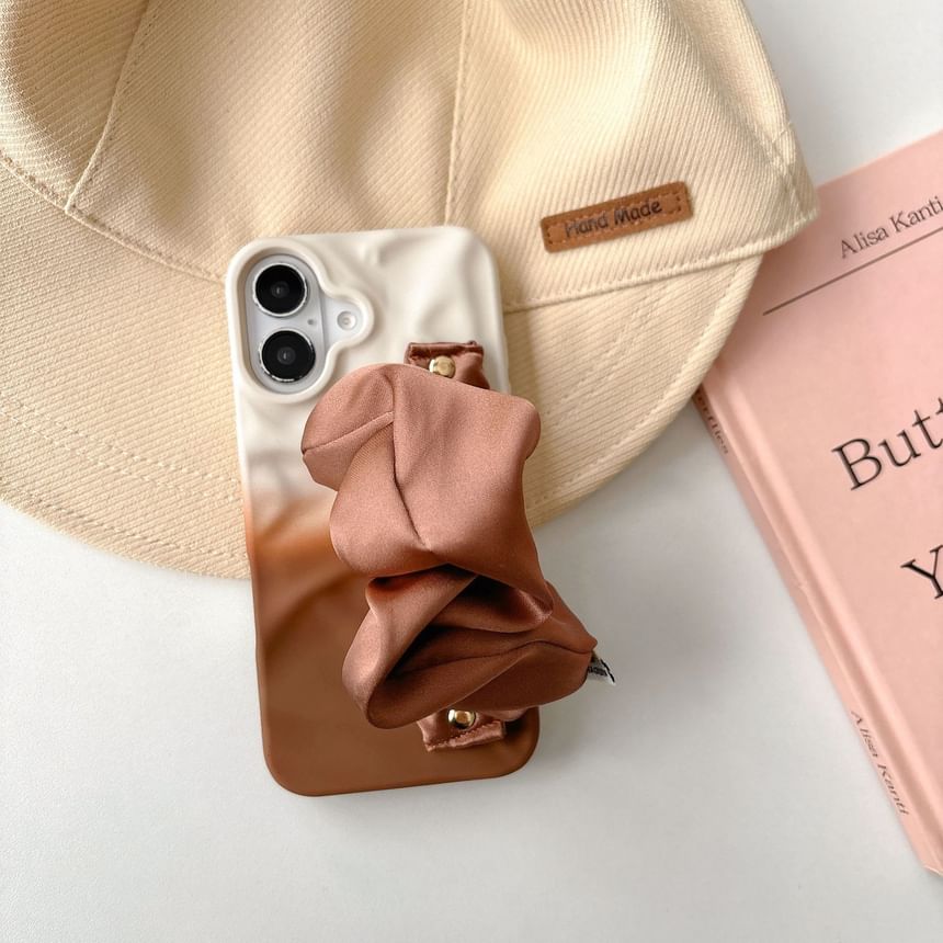 Case Strap Fabric Shirred Phone