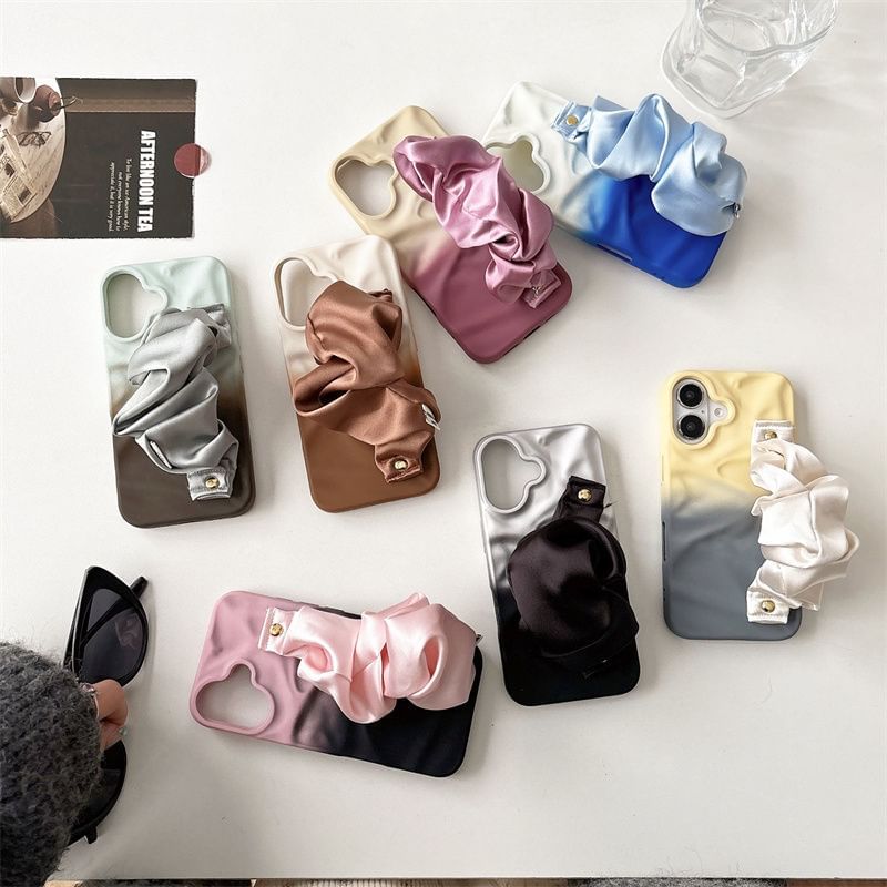 Case Strap Fabric Shirred Phone