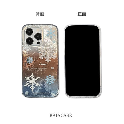 Case Snowflake Phone