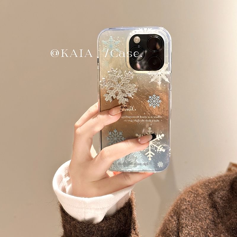 Case Snowflake Phone