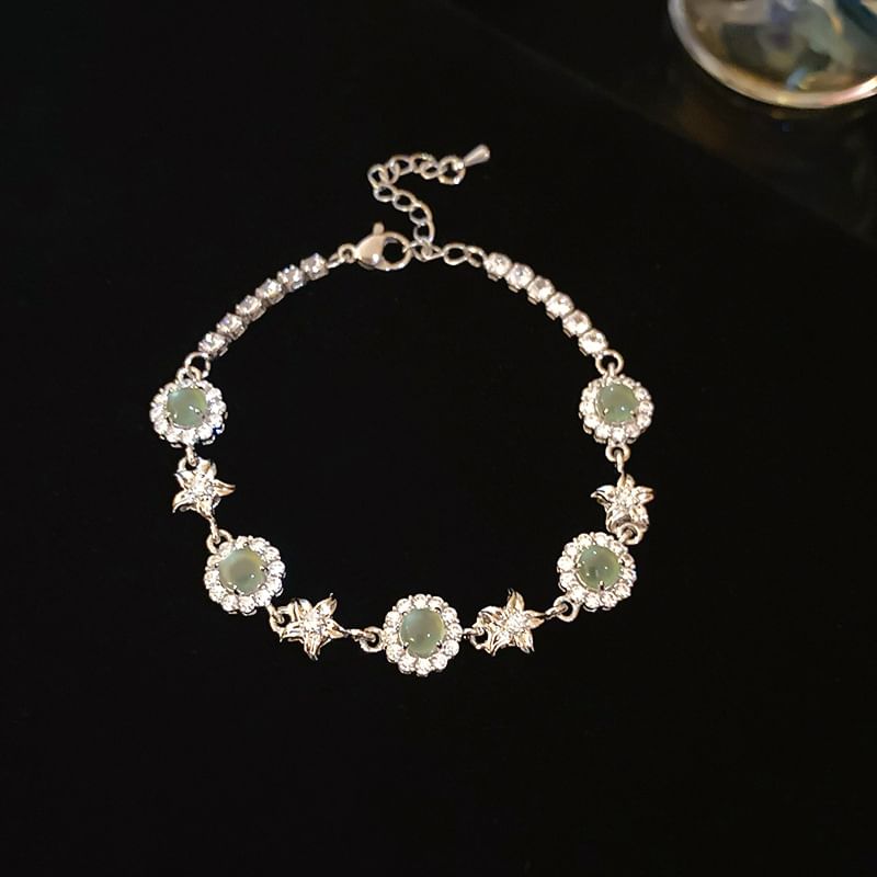 CZ Bracelet Beaded
