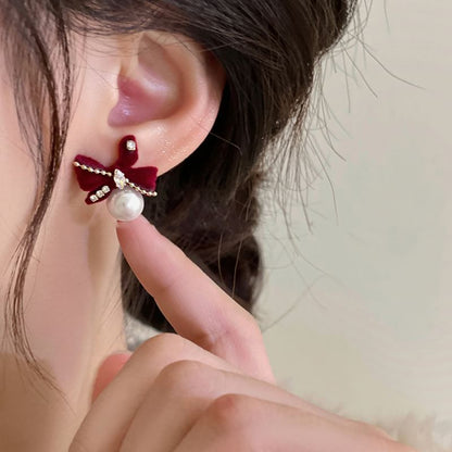 Drop Bow Earring / (Various Stud Designs) Dangle