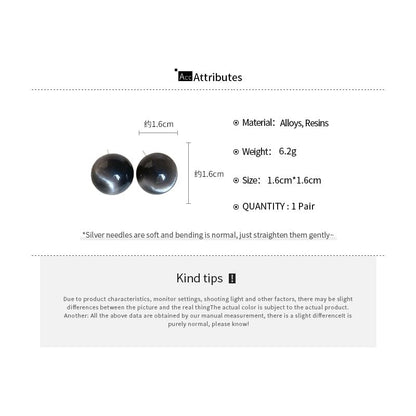 Bead / Alloy Earring Stud Heart