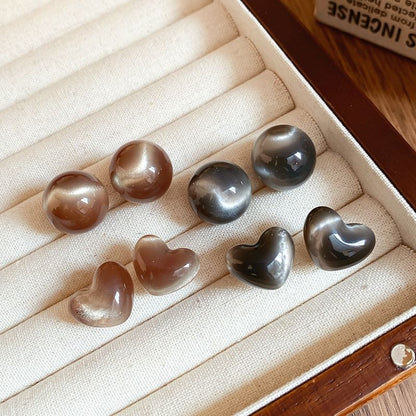 Bead / Alloy Earring Stud Heart