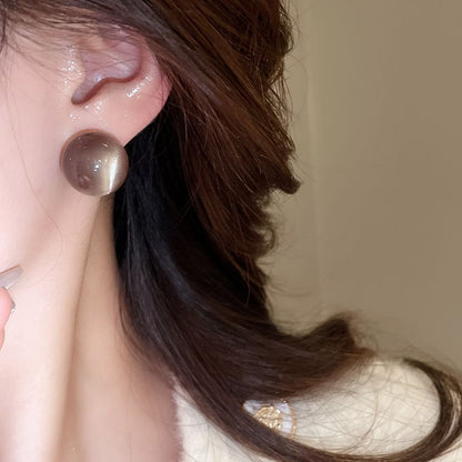 Bead / Alloy Earring Stud Heart