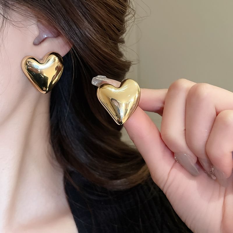 Hoop / Earring Alloy Stud