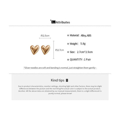 Hoop / Earring Alloy Stud