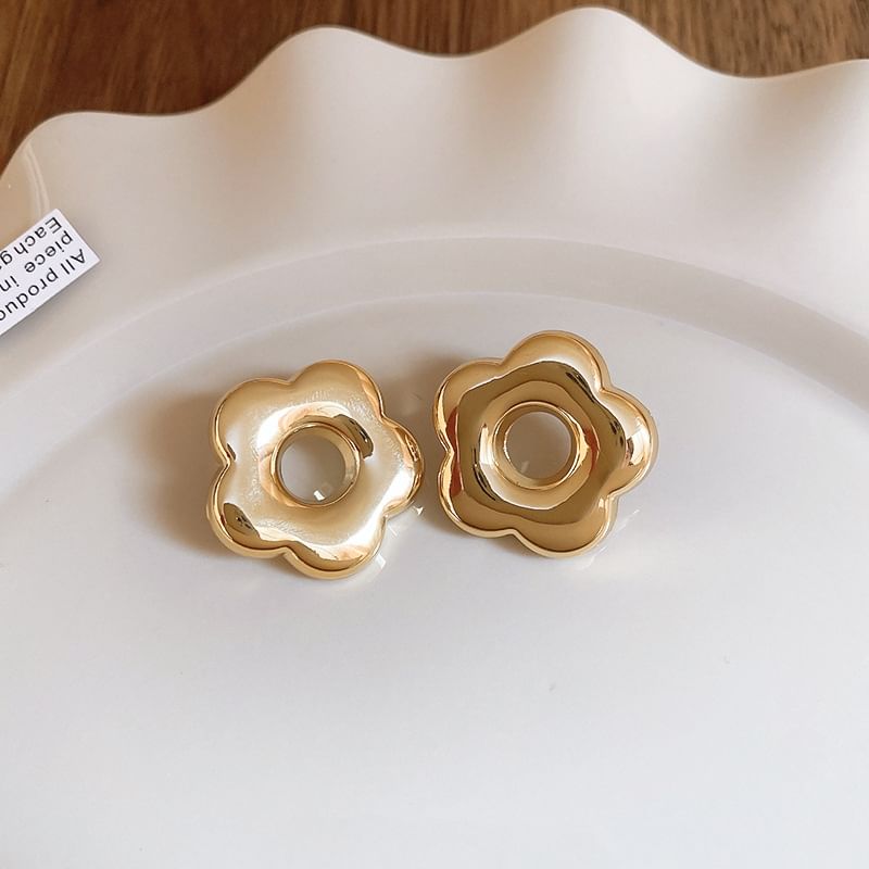 Hoop / Earring Alloy Stud