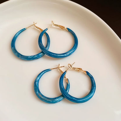 Glitter Hoop Earring