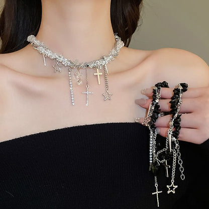 CZ Necklace Rhinestone Pendant