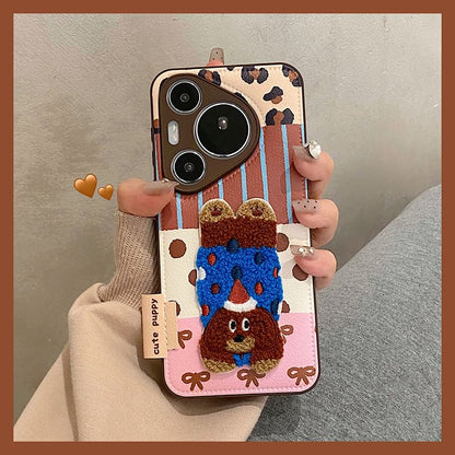 Phone Dog Embroidered Case
