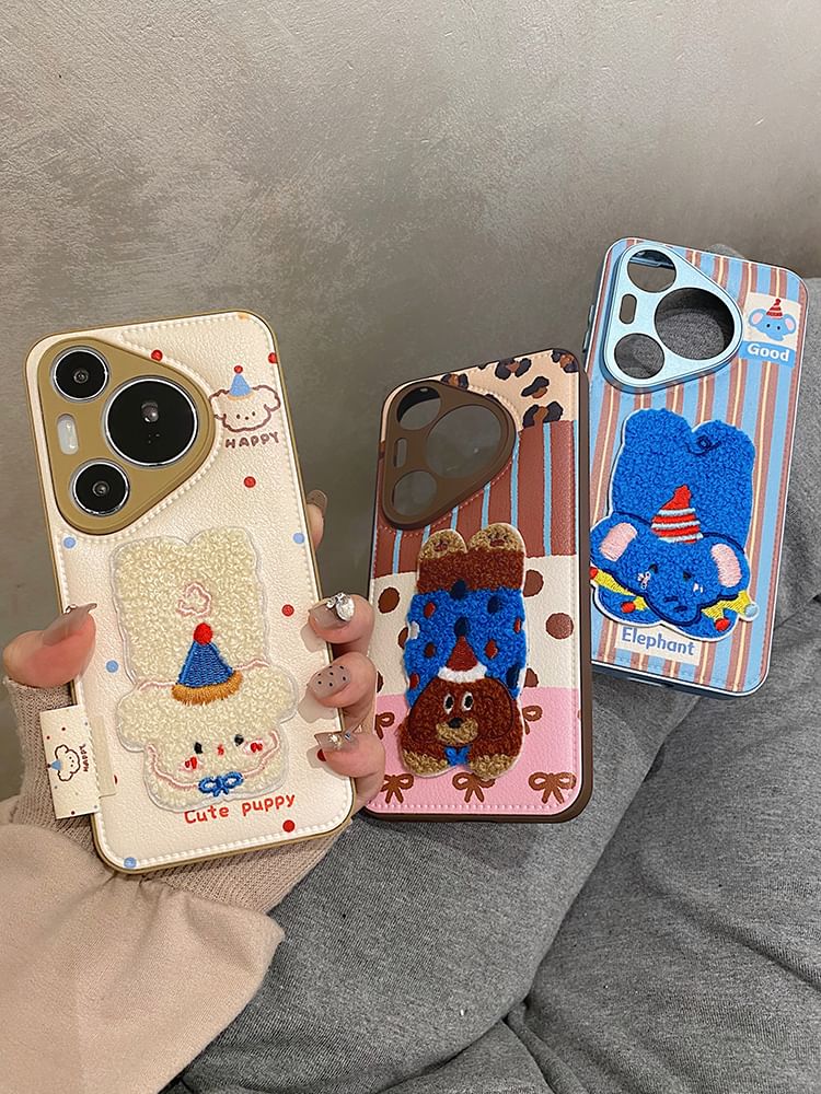 Phone Dog Embroidered Case