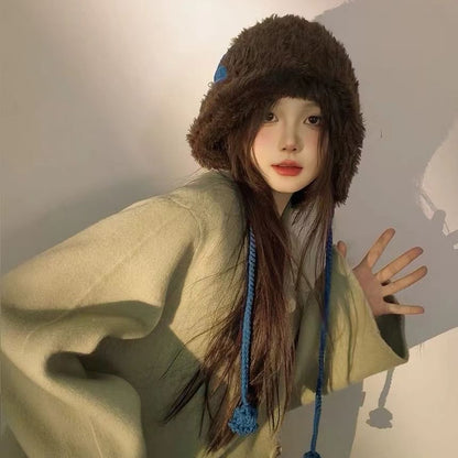 Trapper Chenille Hat Bow Applique