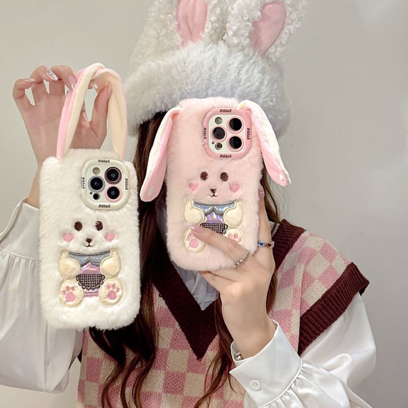 Case Rabbit Chenille Phone