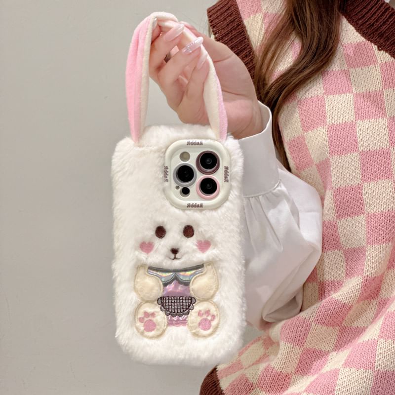 Case Rabbit Chenille Phone