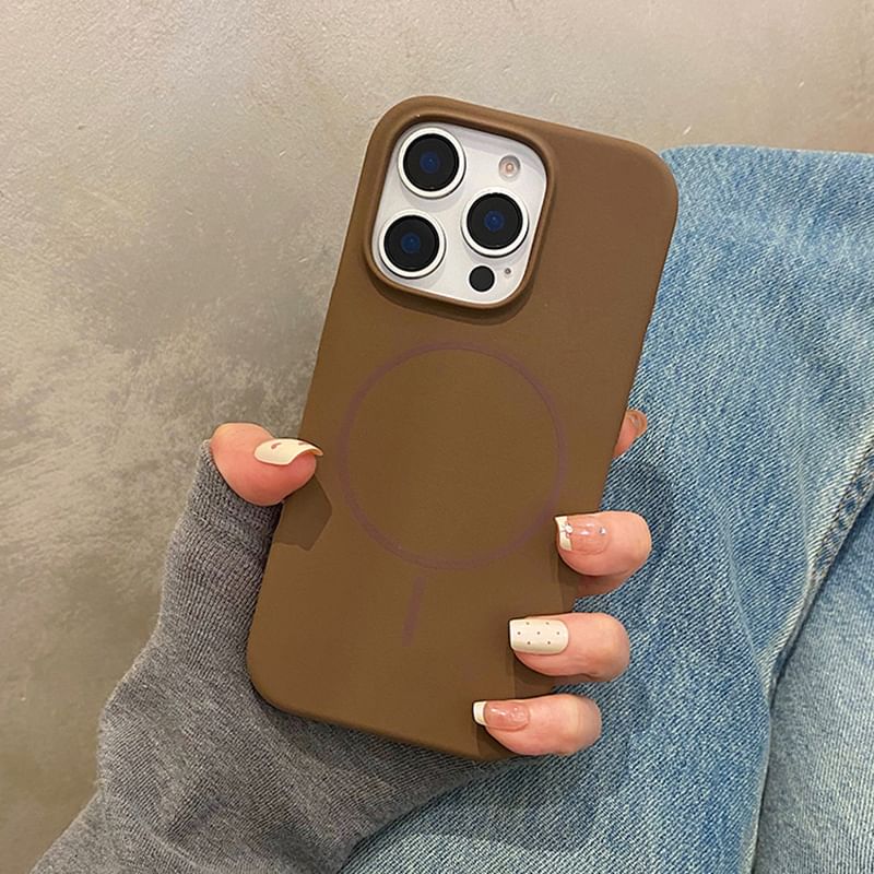 with Phone Case Plain Magnetic (Compatible MagSafe)