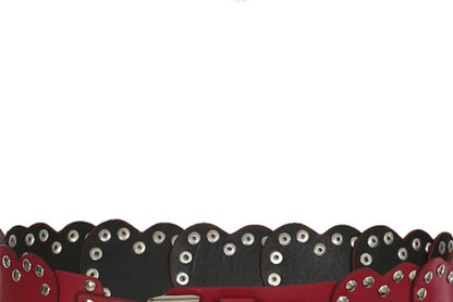 Studded Heart-Shaped Belt