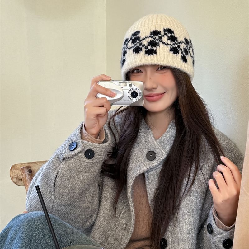 Beanie Knit Patterned