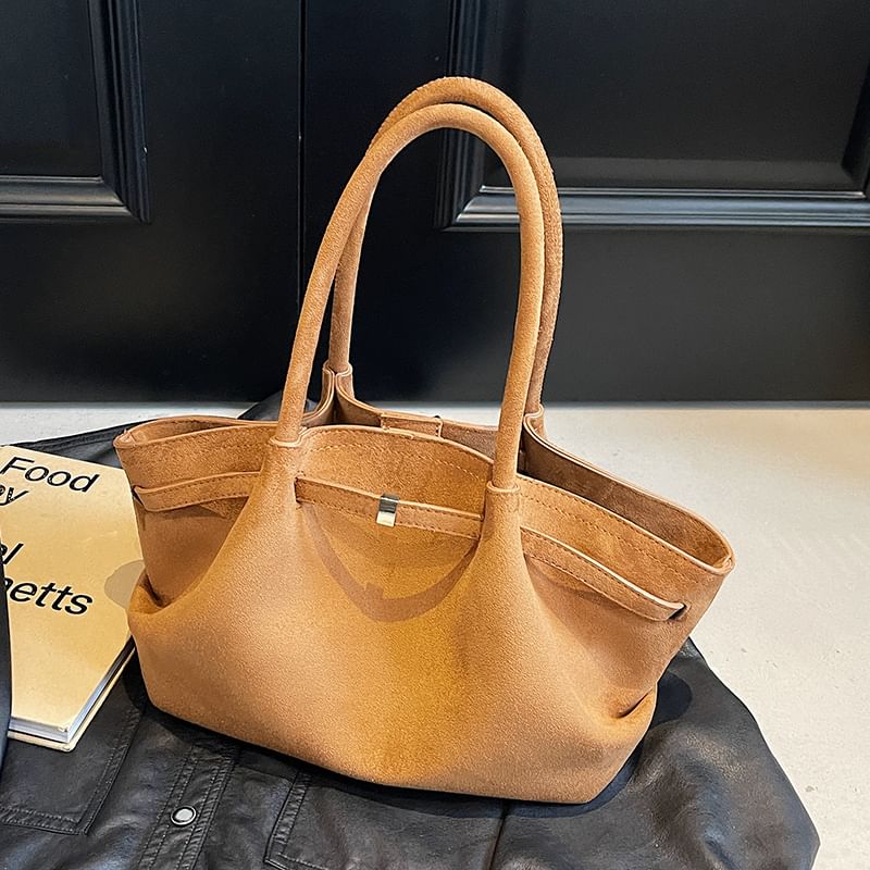 Tote Faux Suede Bag