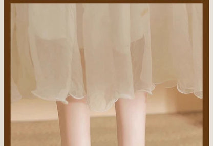 Block Sandals Bow Heel Glitter Pointy