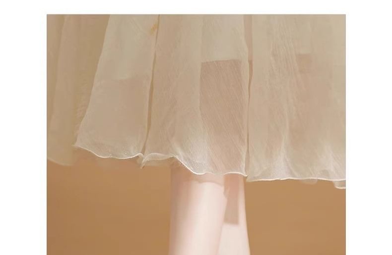 Block Sandals Bow Heel Glitter Pointy