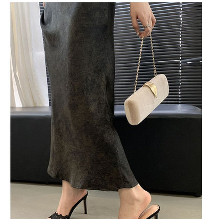 Stiletto Pointy Sandals Slide Heel