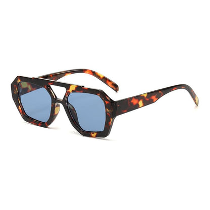 Bridge Sunglasses Geometric Double