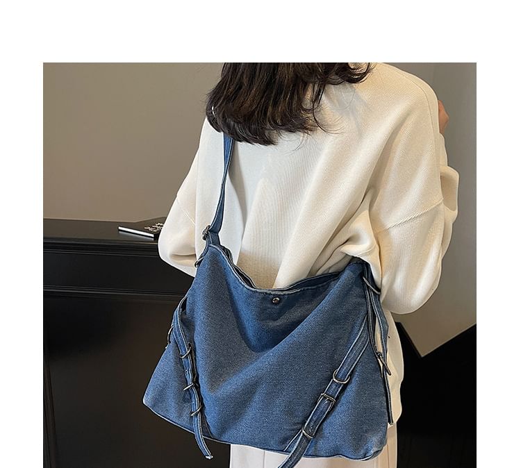 Plain Bag Denim Tote