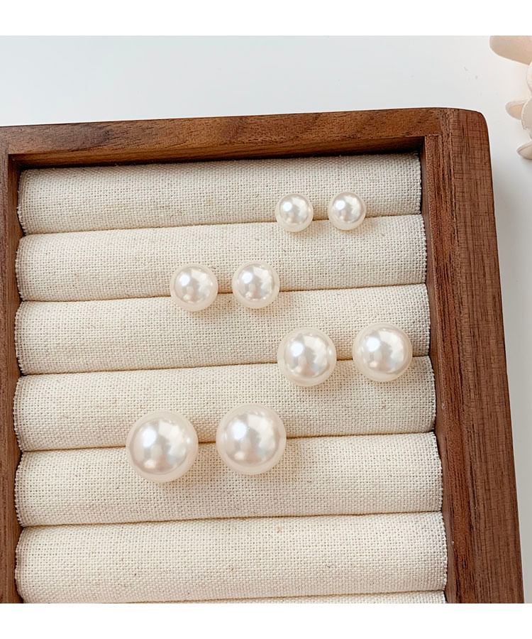 Stud Designs) Pearl Earring Faux (Various