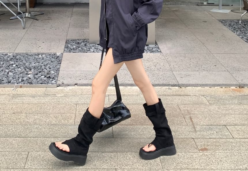 Jacket Stand Collar Zip Embroidered