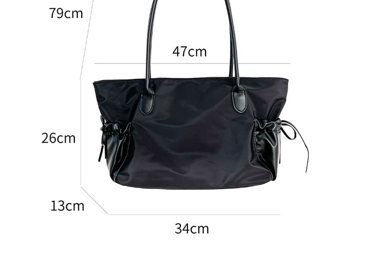 Plain Bag Multi-Pocket Tote