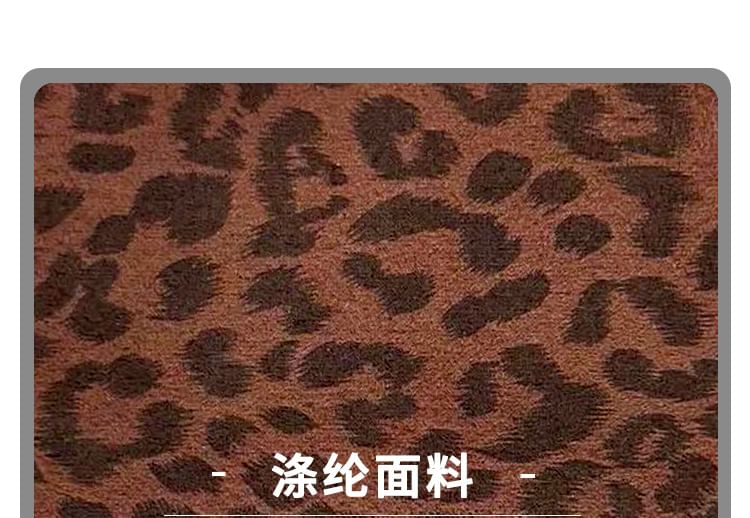 Print Leopard Pouch Necklace