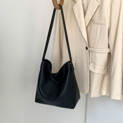 Bucket Faux Bag Leather