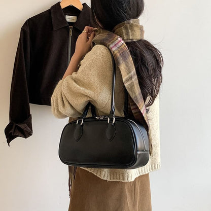 Leather Shoulder Faux Bag