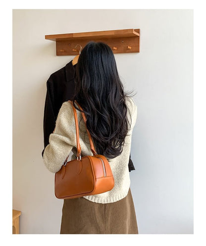 Leather Shoulder Faux Bag