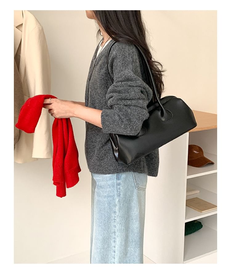 Leather Faux Shoulder Bag