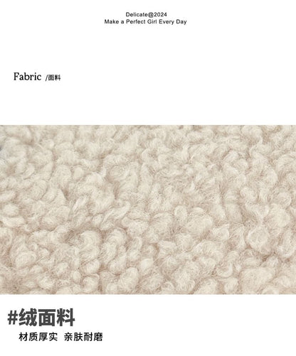 Crossbody Shearling Faux Bag Heart