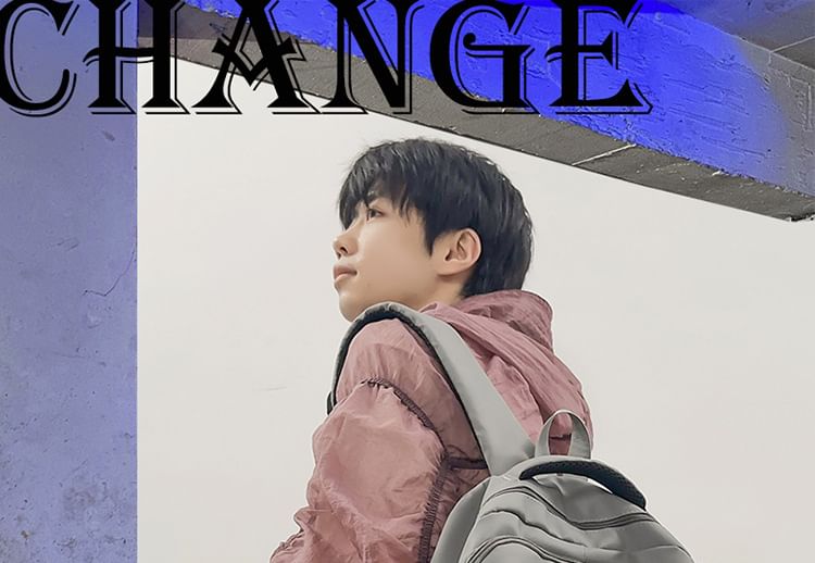 / Applique Charm Backpack Set Laptop Plain Bag