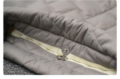 Tote Quilted Plain Bag Drawstring