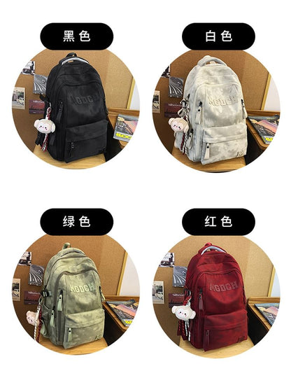 Laptop Applique Set Nylon Lettering Charm Backpack Tie Bag / Dye