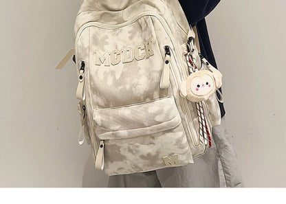 Laptop Applique Set Nylon Lettering Charm Backpack Tie Bag / Dye