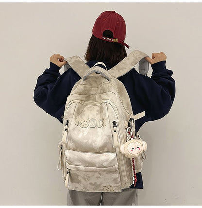 Laptop Applique Set Nylon Lettering Charm Backpack Tie Bag / Dye